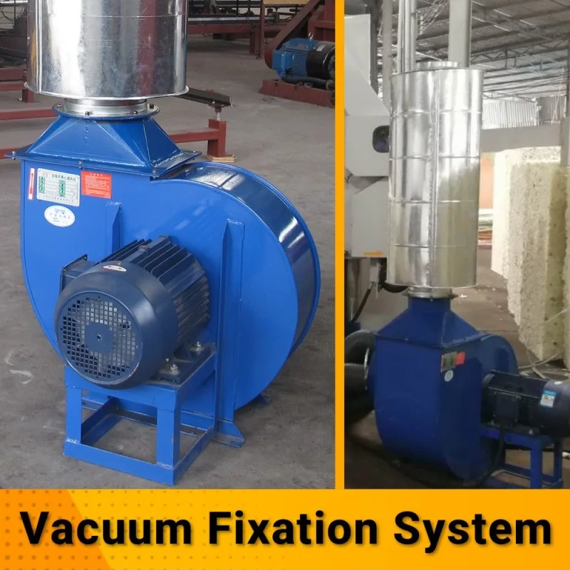 Horizontal Foam Cutter Vacuum Fixation System