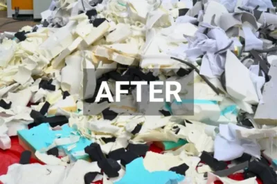 after-Pre-Shredding-foam